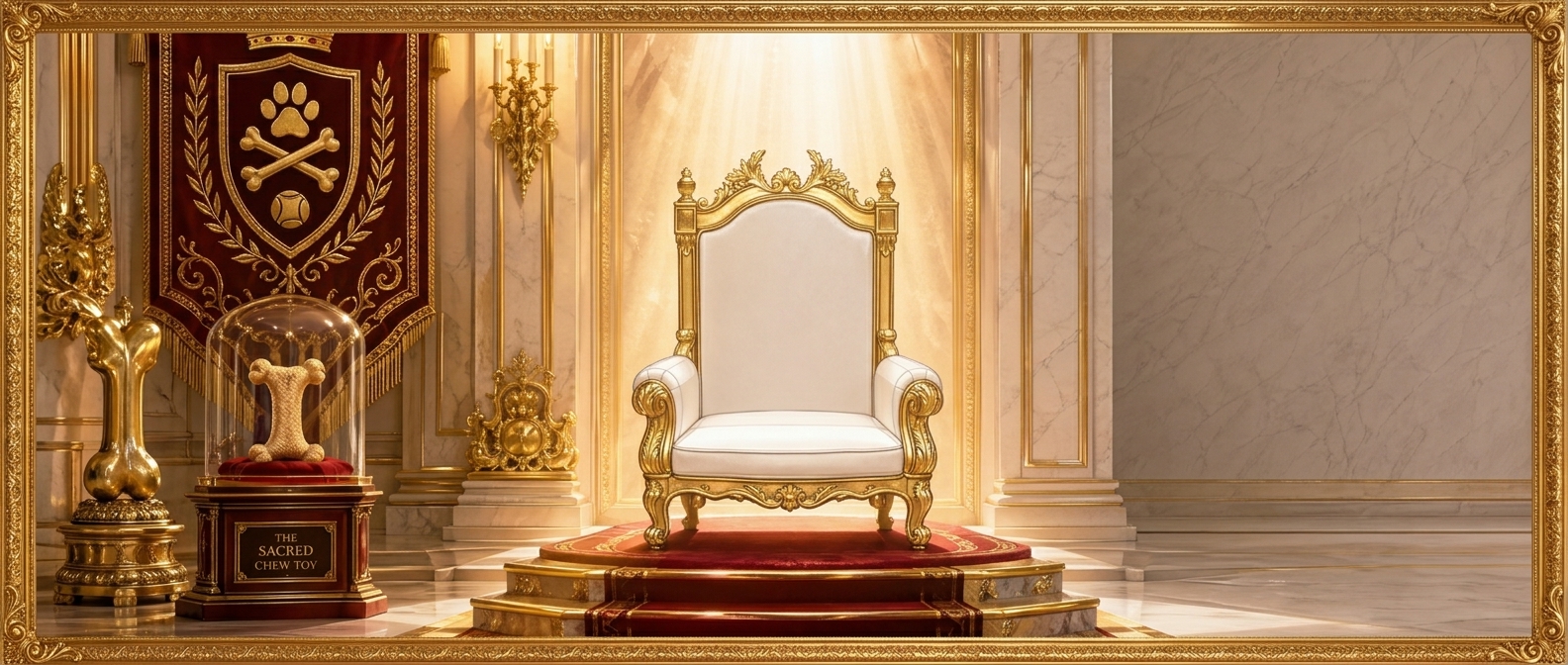 Opulent throne room scene